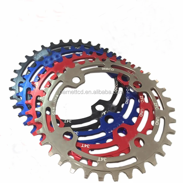 colorful bicycle chain sprocket lightweight mountain bike parts