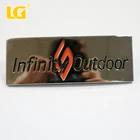 ISO9001 OEM Ningbo Lianggong zinc alloy nameplate used for company logo