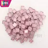 wholesale craft supplies 10x10 glitter purple mosaic glass chips