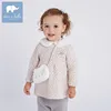DBM6109 Dave bella 2017 baby girls wholesale clothing sets children clothes kids printed suit
