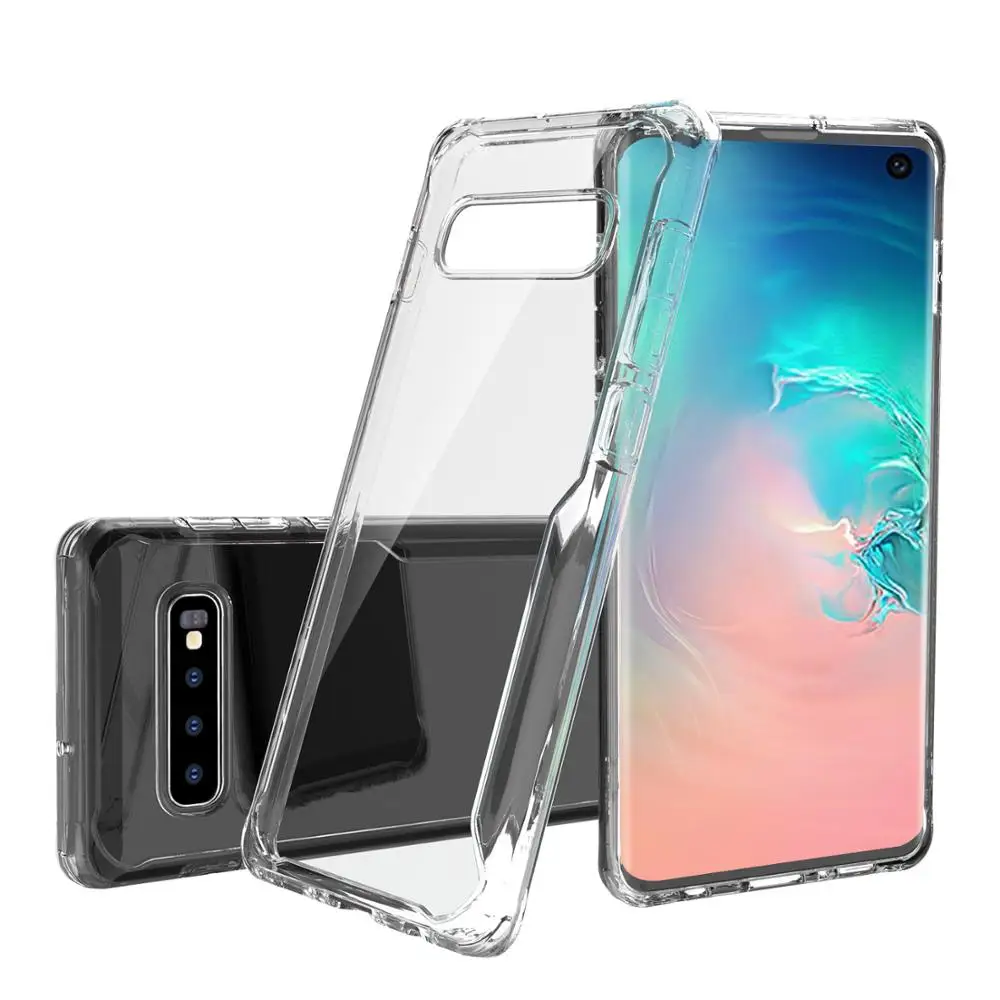 

Hybrid TPU PC Cell Phone Case for Samsung Galaxy S10 S10Plus S10E Cover, Clear