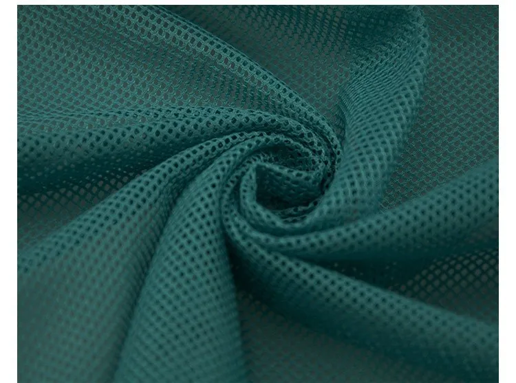 factory pplier polyester mesh double pique fabric
