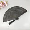 2018 New Folding Hand Held Fan Chinese classic Bamboo Fan Folding Wooden Carved Hand Fans for Outdoor Wedding Party Favor