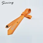 Good quality hot sale modern designable panel skinny gold embroidered men's ties 100% silk
