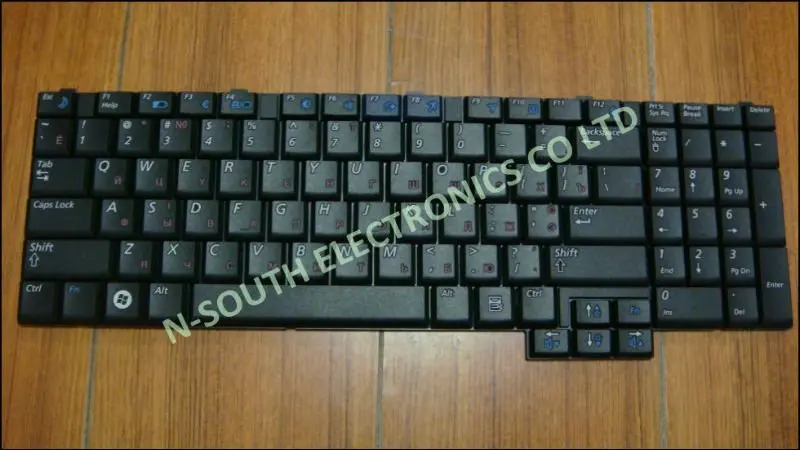 Fast shipping table pc Keyboard for samsung R610 Russian Layout Black
