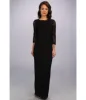 Women Sexy Maxi Short Sleeve Luxury Black Color Gold Zipper Back Closure And Open Back Split Long Sleeve Lace Dress Evening Gown