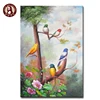 high quality handmade bird oil paintings on canvas china