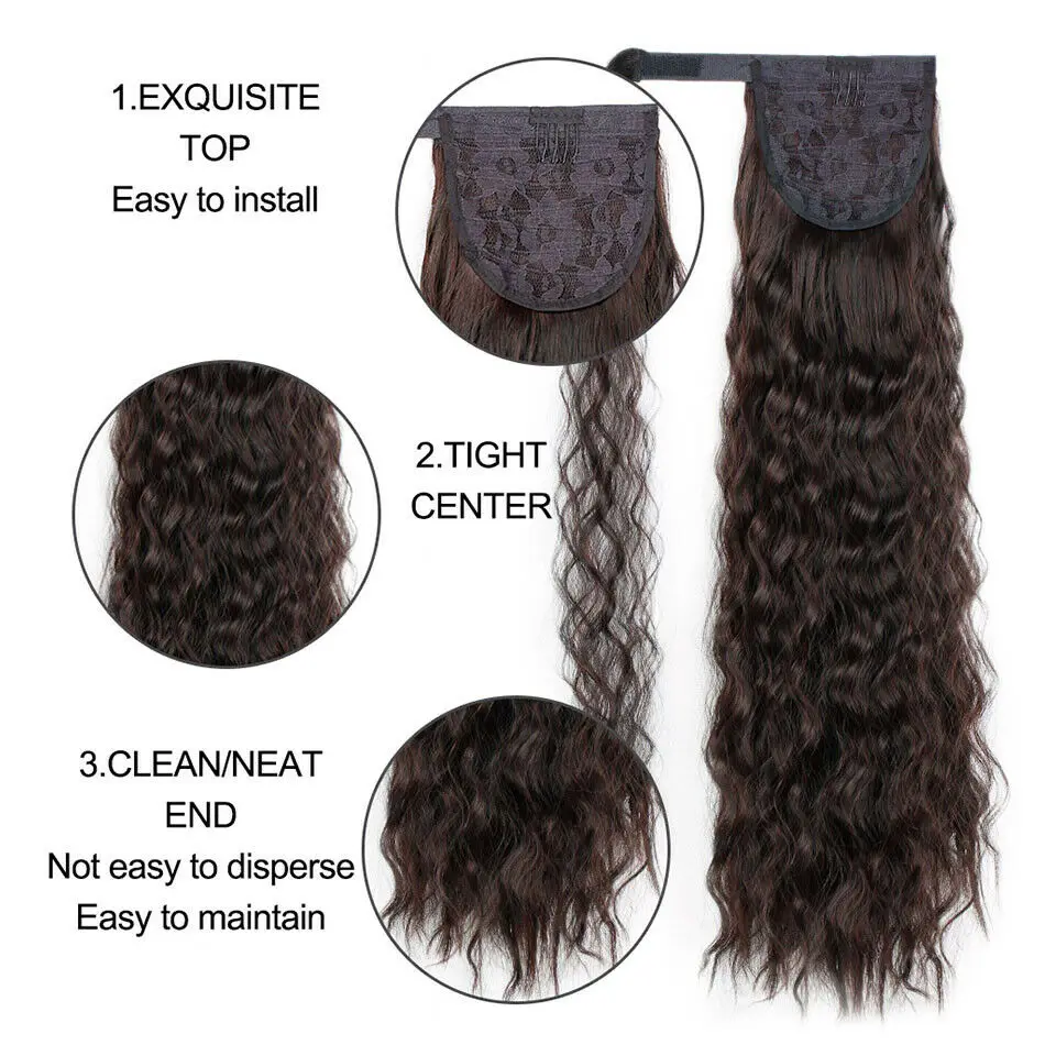 Natural curly remy hair ponytail extension wrasp around 120g remy hair european ponytail Free ship
Natural curly remy hair ponytail extension wrasp around 120g remy hair european ponytail Free ship