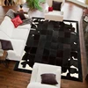 MNK Leather Carpet Patchwork Cowhide Rug For Home Living Room