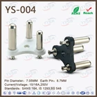 large south africa plug insert(SABS,bs 546 15/16a plug)