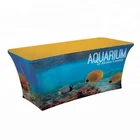 POS system Wholesale 100% Easternsigns Polyester Printed Logo Promotion Table Cloth
