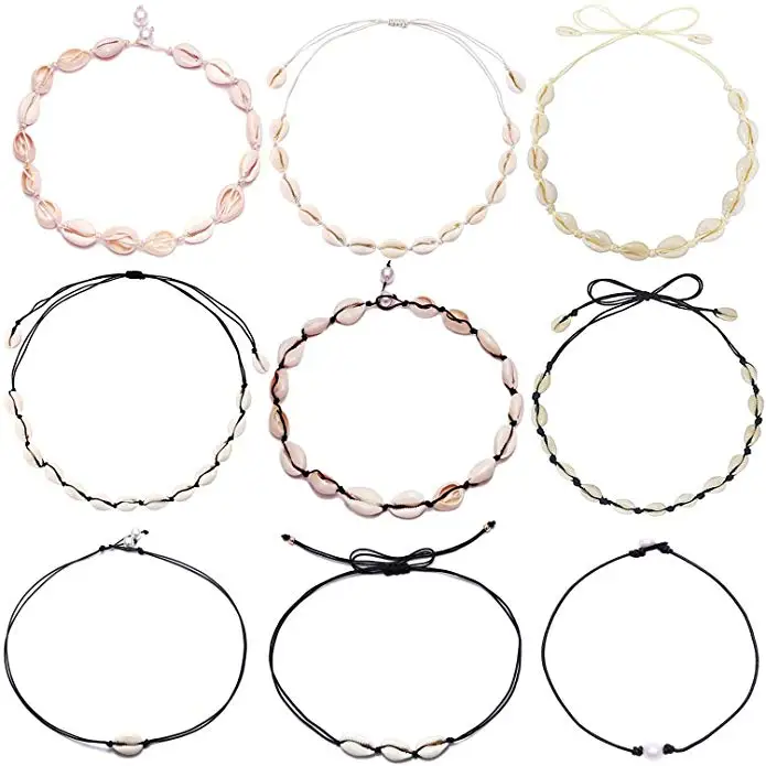 Free Shipping Hot Sale Custom Black Rope Women Natural Shell Choker Necklace Set, As pictures
Free Shipping Hot Sale Custom Black Rope Women Natural Shell Choker Necklace Set, As pictures