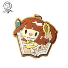 Hot Selling Ribbon Key Chain Cartoon Cat Keychain Key Ring Bag Pendant Hold Ring