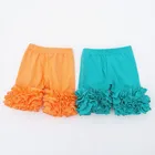 Wholesale Baby Girl Icing Shorts Kids Cotton Pant Candy Colors Boutique Summer Girls Ruffle Shorts