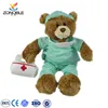 Custom plush hospital gift for patient soft stuffed plush teddy bear doctor