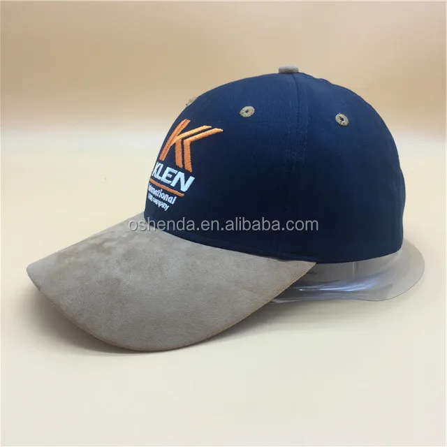 Nieuwe mode aluminium baseball cap lederen custom client logo