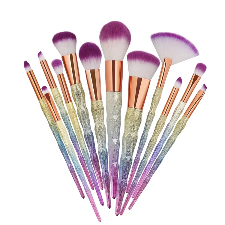 15 Pcs Diamond Professional Colorful Makeup Brushes, Rose gold.blue;green;3d colorful
15 Pcs Diamond Professional Colorful Makeup Brushes, Rose gold.blue;green;3d colorful