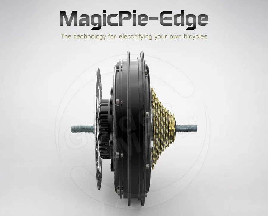 MagicPie Edge with built in Vec programmable controller bicycle motor kit PLN 17207, Black+silver
MagicPie Edge with built in Vec programmable controller bicycle motor kit PLN 17207, Black+silver