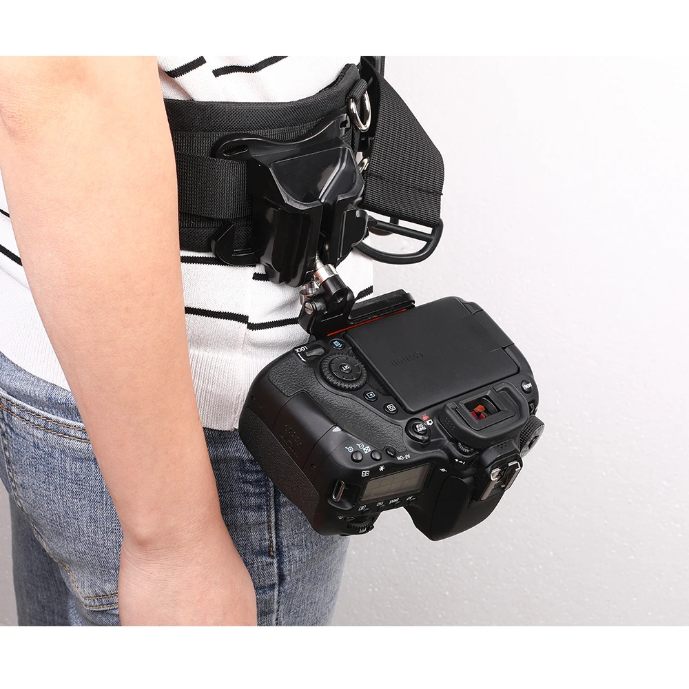 Kaliou Quick Release Camera Waist Band Belt Buckle Mount Hanger Sling Clip Holster for SLR DSL Camera, Black
Kaliou Quick Release Camera Waist Band Belt Buckle Mount Hanger Sling Clip Holster for SLR DSL Camera, Black