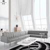 2019 New Design Living Room Furniture / Luxury Leather Sofa Sets wooden sofa set designs leather white sofa set