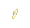 Inspire jewelry stainless steel jewelry gold plated Love Knot Ring latest gold ring designs for girls