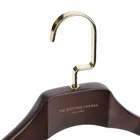 For Clothes Hangers For Clothes DL1111 Unique Luxury Branded Custom Wooden Wide Shoulder Suit Hanger For Clothes
