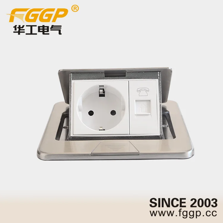 Stainless Steel Floor Flush Mounted Pop Up European Standard