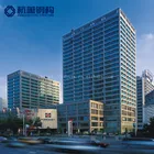 China high rise steel structure hotel building with sliding door or roll-up door, construction site prefab house