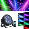 Bar DJ Show Disco Party Stage Light 24W 36 LED RGB Mini Stage Par Light Lighting Fixture with RF Remote Control for Home Holiday