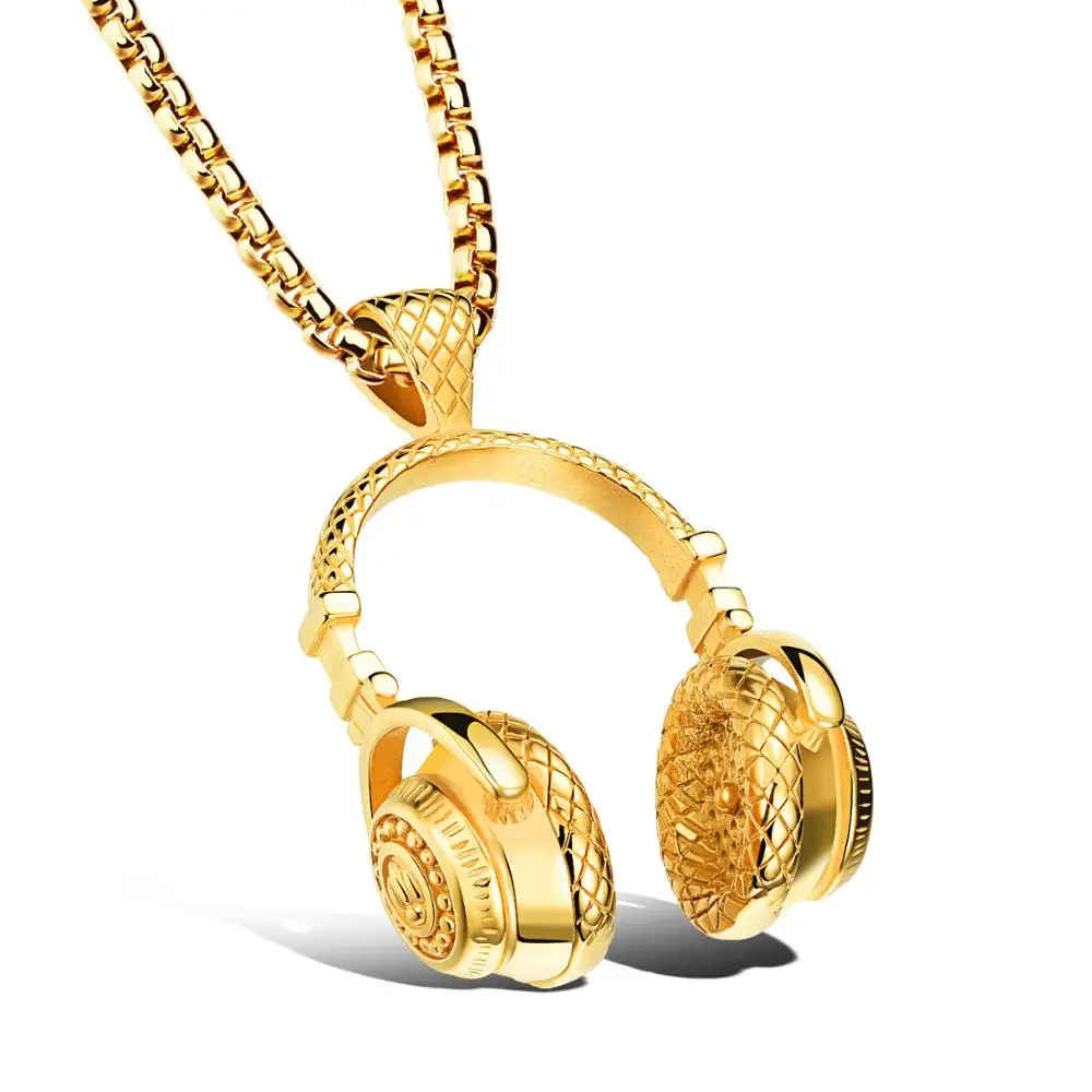Luxury High Quality Titanium Stainless Steel Chain Necklace Creative Men Stainless Steel Headphone Necklace, Pciture shows
Luxury High Quality Titanium Stainless Steel Chain Necklace Creative Men Stainless Steel Headphone Necklace, Pciture shows