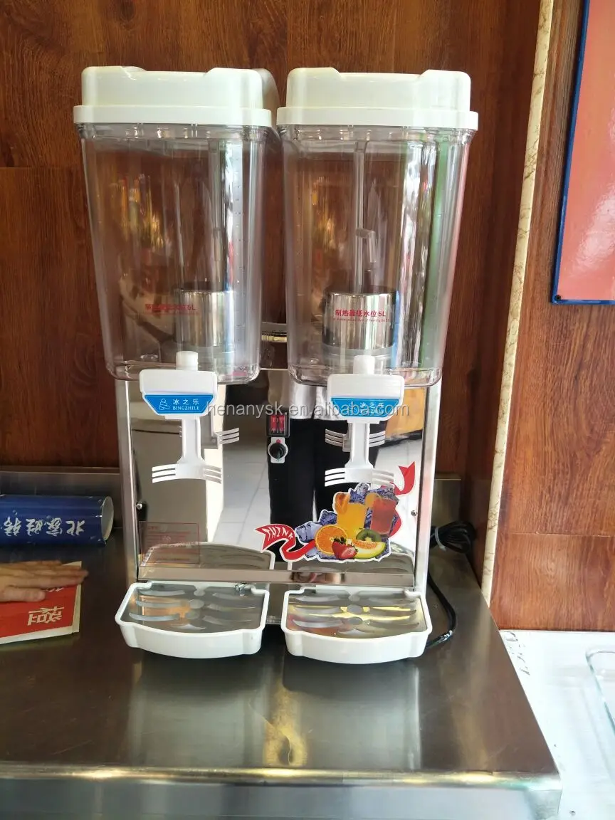 PL-234A Double Warmer / Cold 2 Flavor Soft Cold Drink Juice Dispenser Machine