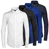 OEM ODM New Design Custom White Cotton Dress Men Shirt Long Sleeve Custom Man Shirt