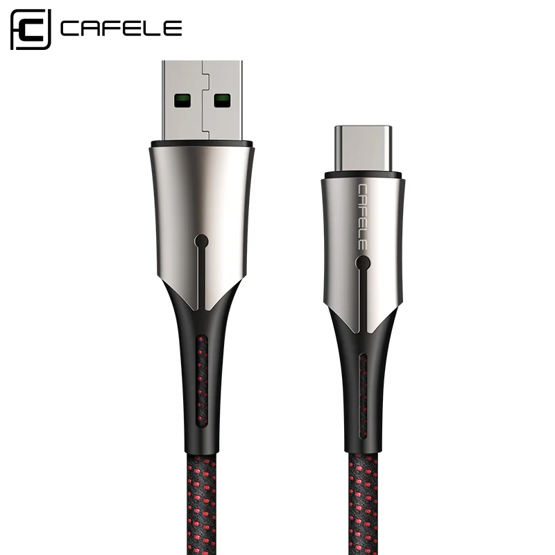 Cafele Original Type C USB Cable Zinc Alloy 1M 5A Type-C Fast Charging Cable For Huawei For Samsung, Black/red/purple
Cafele Original Type C USB Cable Zinc Alloy 1M 5A Type-C Fast Charging Cable For Huawei For Samsung, Black/red/purple