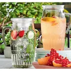 FDA Sets Glass Set 1600ml Glass Drink Juice Pot Sets with Glass Cup