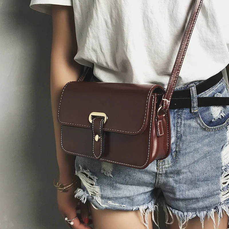 New fashion Korean little square bag, small bag simple bag, retro Single Shoulder Bag
New fashion Korean little square bag, small bag simple bag, retro Single Shoulder Bag