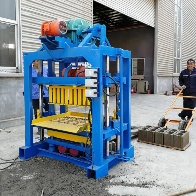 Machines to Start Small Business at Home QTJ4-18 Block Making Machine Concrete factory