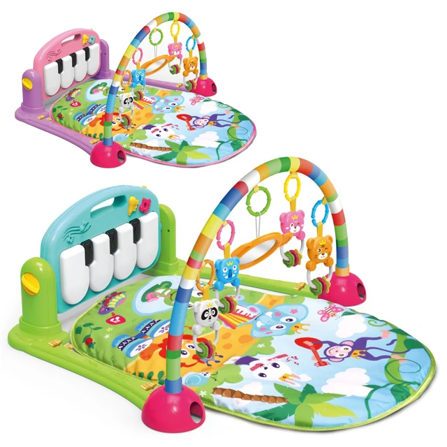 2019 Wholesale activity gym baby play mat children toys piano baby mat for kids