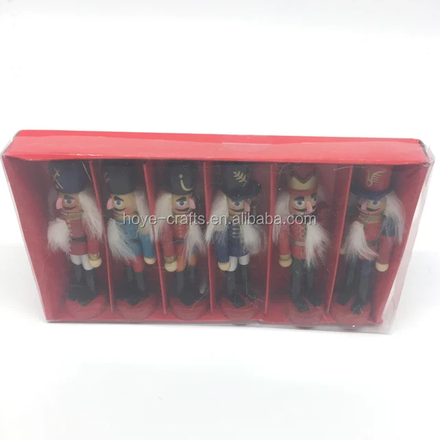 factory wholesale wooden decorative nutcracker soldiers