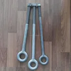 China made big ring hot- forged eye bolts with nuts galvanized