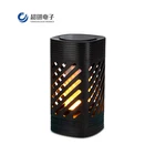 Reasonable Cheap Price Mini Micro Portable Rechargeable Flame Atmosphere LED Light Outdoor Speaker