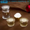 YJ-XD 25g*2 best selling special design cosmetic day and night cream two in one dual chamber high end acrylic jar