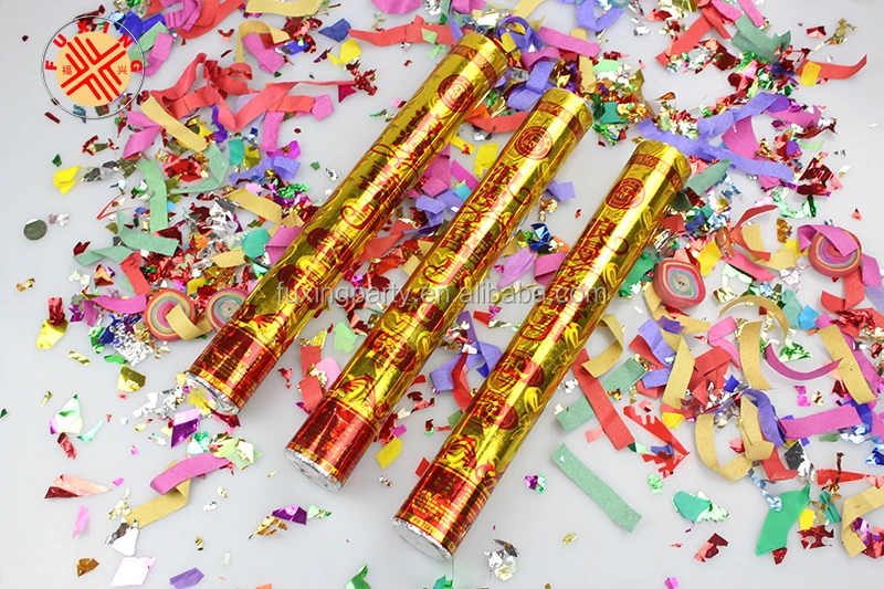 Fuxing Wedding Streamer Party Poppers Accessories Wholesale Firework
