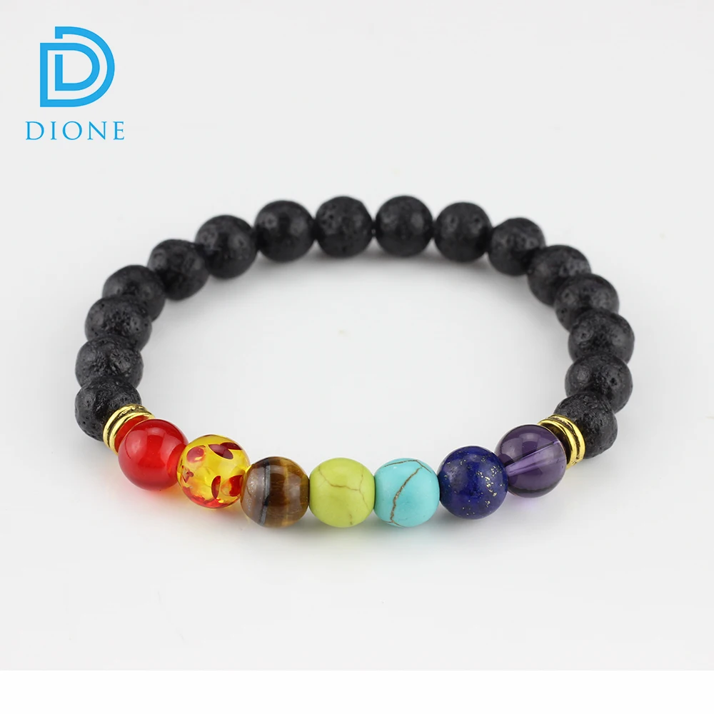 Wholesale Natural Stone Handmade Beaded Stretch Bracelet Lava Stone Energy Beaded Bracelet
Wholesale Natural Stone Handmade Beaded Stretch Bracelet Lava Stone Energy Beaded Bracelet