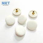 3 Parts 15mm white/black cheap plastic snap button