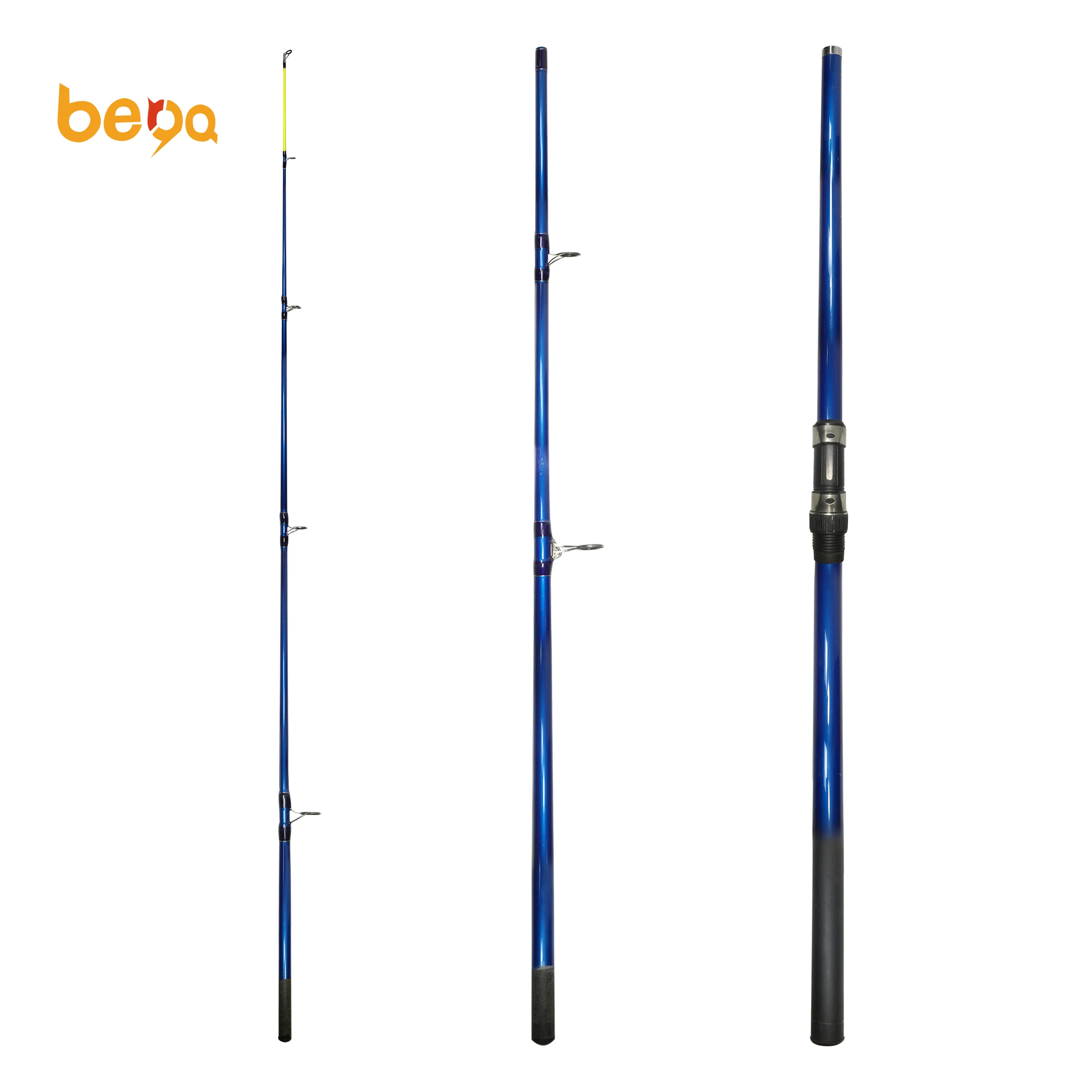 Blue New 10ft-14ft 3 section 100-200g Glass Fiber Surf Fishing Rod, Black/white/red/yellow/orange, customizable
Blue New 10ft-14ft 3 section 100-200g Glass Fiber Surf Fishing Rod, Black/white/red/yellow/orange, customizable