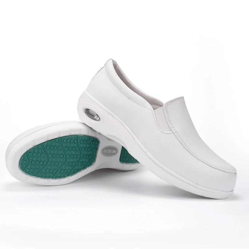 Hospital nurse mates nonslip pu sole shoe comfortable air slip on nursing white shoes
Hospital nurse mates nonslip pu sole shoe comfortable air slip on nursing white shoes