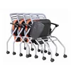 Student Folding Study Meeting stacking office chair With Writing Pad