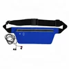 Free sample soft ultra slim design waterproof waist pouch jogging belt lycra running waist belt