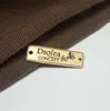 Clothing luggage custom garment metal laser leather bag private name plate logo tag label