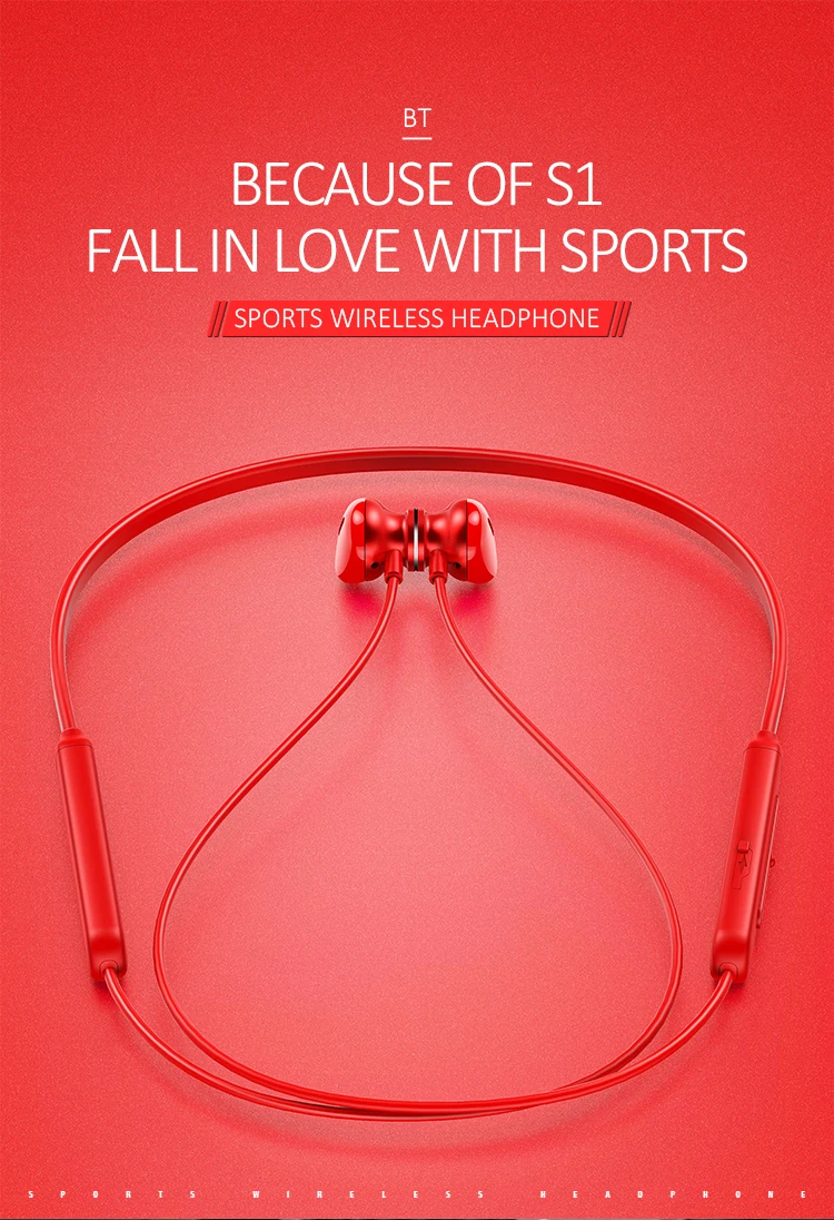 USAMS US-YD001 V4.2 Portable Handfree For Mobile Earbuds Wireless Sports Headphone - ANKUX.COM